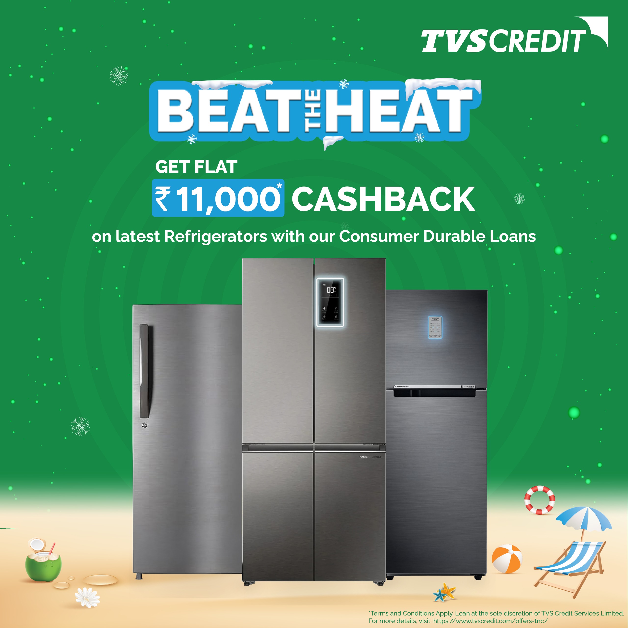 Rs.11000 Cashback on Refrigerator